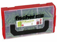 FISCHER Sortimentskasten »FixTainer«, BxHxT: 15,6 x 6,1 x 26 cm, rot