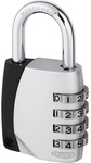 ABUS Vorhangschloss, aus Metall, 95 mm Breite, silberfarben