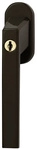 ABUS Fenstergriff, Stahl/Zinkdruckguss, braun