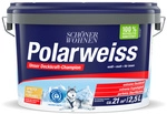 SCH&Ouml;NER WOHNEN FARBE Innenfarbe &raquo;Polarweiss&laquo;, 2,5 Liter, wei&szlig;, matt