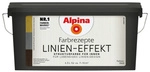 ALPINA Effektfarbe &raquo;Farbrezepte&laquo;, mit Linien-Effekt, wei&szlig;, 4,5 l - weiss