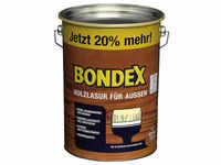 BONDEX Holzlasur, für außen, 4,8 l, Teak - braun