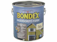BONDEX Dauerschutz-Farbe, 2,5 l, cremeweiß - beige