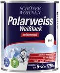 SCH&Ouml;NER WOHNEN FARBE Wei&szlig;lack &raquo;Polarweiss&laquo;, 750 ml, wei&szlig;, seidenmatt