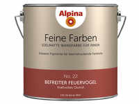 ALPINA Dispersionsfarbe »Feine Farben«, edelmatt, 2,5 l - rot