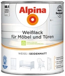 ALPINA Wei&szlig;lack, seidenmatt - weiss