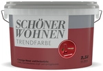 SCH&Ouml;NER WOHNEN FARBE Dispersionsfarbe &raquo;Trendfarbe&laquo;, Amarena, matt - rot