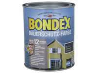 BONDEX Dauerschutz-Farbe, 0,75 l, anthrazit - grau