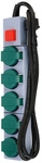 REV-Ritter Steckdosenleiste, BxHxL: 7,3 x 5,2 x 36,5 cm - grau