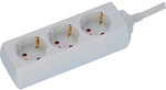 brennenstuhl&reg; Steckdosenleiste, 3-fach, Kabell&auml;nge: 1,4 m - weiss