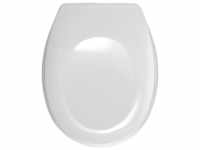 WENKO WC-Sitz »Bergamo«, Duroplast, oval - weiss