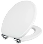 CORNAT WC-Sitz &raquo;MOLINOS&laquo;, MDF, D-Form, mit Softclose-Funktion - weiss