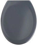 WENKO WC-Sitz &raquo;Ottana&laquo;, Duroplast, oval, mit Softclose-Funktion - grau