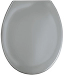 WENKO WC-Sitz &raquo;Ottana&laquo;, Duroplast, oval, mit Softclose-Funktion - grau