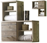 SCHILDMEYER H&auml;ngeschrank &raquo;Isola&laquo;, BxHxT: 59,8 x 64,8 x 20,5 cm - braun