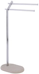 WENKO Handtuchstange &raquo;Puro&laquo;, polyresin/Stahl, beige/chromfarben - silberfarben