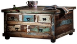 SIT Couchtisch &raquo;RIVERBOAT&laquo;, BxH: 90 x 47 cm, Altholz - bunt