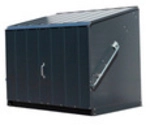 Trimetals Aufbewahrungsbox, BxHxT: 89 x 113 x 138 cm, anthrazit - grau