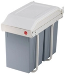 HAILO Abfalleimer &raquo;Multi Box&laquo;, silberfarben, 28 l - bunt