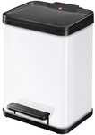 HAILO Tret-Abfalleimer &raquo;&Ouml;ko Duo Plus&laquo;, wei&szlig;, 18 l - weiss
