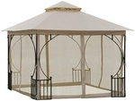 Outsunny Pavillon, BxHxT: 290 x 275 x 290 cm
