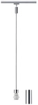 PAULMANN Pendelleuchte &raquo;Urail 2Easy Basic&laquo;, Metall, chromfarben - silberfarben