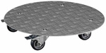 WAGNER SYSTEM Pflanzenroller &raquo;Alaska&laquo;, &Oslash;: 380 mm, Riffelblech - silberfarben