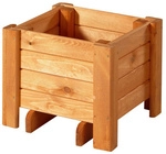 PROMADINO Blumenkasten, BxH: 40 x 34 cm, honig, Kiefernholz - braun