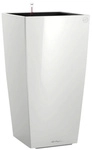 LECHUZA Pflanzgef&auml;&szlig; &raquo;CUBICO&laquo;, BxHxT: 30 x 56 x 31,5 cm, wei&szlig; hochglanz - weiss