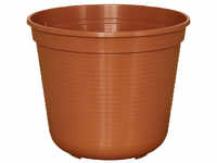 Geli Blumentopf, Breite: 28 cm, terracotta, Kunststoff - rot