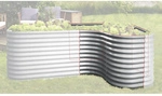 VITAVIA Hochbeeterweiterung &raquo;Terra&laquo;, BxHxL: 80 x 86 x 80 cm, Zincalume&reg; -