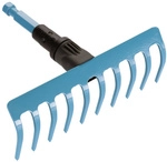 GARDENA Klein- und Kiesrechen &raquo;Combisystem&laquo;, Arbeitsbreite: 18,5 cm, Stahl, t&uuml;rkis