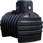 4RAIN Tanksystem &raquo;MONO&laquo;, 5000 L, schwarz inkl. PE-Deckel und Einbauanleitung