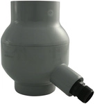 MARLEY Regensammler &raquo;Rainboy&laquo;, Kunststoff (PVC), 1 Zoll - grau