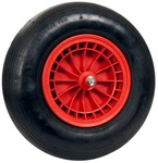 pro-bau-tec&reg; Ersatzrad, &raquo;10124&laquo;, &Oslash; 40 cm, schwarz/rot, pannenfrei