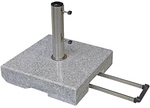 DOPPLER Granitsockel, Granit, Rohrdurchmesser: 32 - 60 mm - grau