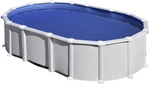 GRE Stahlwand-Pool Poolset , oval, BxLxH: 375 x 610 x 132 cm - weiss
