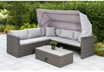 MERXX Gartenm&ouml;bel-Eckset &raquo;San Marco&laquo;, 4 Sitzpl&auml;tze, Kunststoff, inkl. Auflagen -