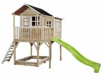 EXIT Toys Spielhaus »Loft Spielhäuser«, BxHxT: 190 x 269 x 444 cm, natur