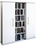 VCM Regal &raquo;Santo&laquo;, BxHxL: 18 x 91,5 x 86 cm, Holzwerkstoff - weiss