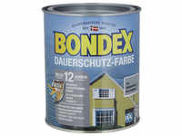BONDEX Dauerschutz-Farbe, 0,75 l, granitgrau