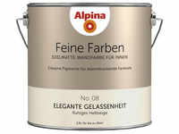 ALPINA Dispersionsfarbe »Feine Farben«, edelmatt, 2,5 l - beige