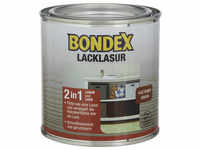 BONDEX Lack-Lasur, für innen, 0,375 l, Kastanienbraun, seidenglänzend