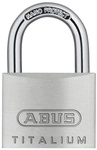 ABUS Vorhangschloss, aus Metall, 118 mm Breite, silberfarben