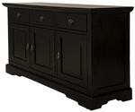 SIT Sideboard &raquo;SAMBA&laquo;, schwarz, Akazienholz