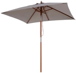 Outsunny Sonnenschirm, H&ouml;he: 230 cm, grau