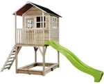 EXIT Toys Spielturm &raquo;Loft Spielh&auml;user&laquo;, BxHxT: 190 x 269 x 391 cm, natur