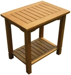 GARDEN PLEASURE Beistelltisch &raquo;Santa Cruz&laquo;, BxHxT: 50 x 50 x 35 cm, EukalyptusHolz