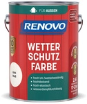 RENOVO Wetterschutzfarbe - weiss
