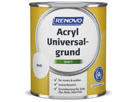 RENOVO Acryl Universalgrund matt, weiß - weiss